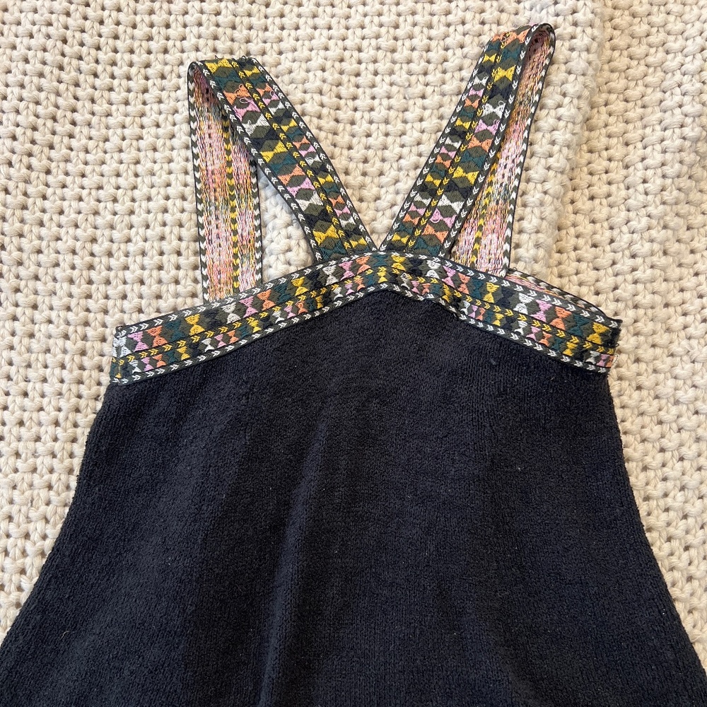 Madewell Black Woven Tank XS